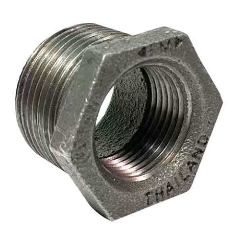 Zoro Select Male Npt X Female Npt Malleable Iron Hex Bushing 783ya8 Zoro