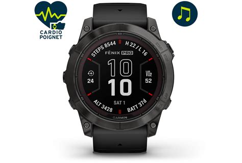 Garmin Fenix X Pro Sapphire Solar Titane Pas Cher