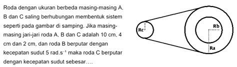 Kumpulan Contoh Soal Hubungan Roda Roda Fisika Kelas 10 Colearn Halaman 19