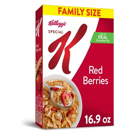 Kelloggs Special K Breakfast Cereal Red Berries Value Size 169 Oz