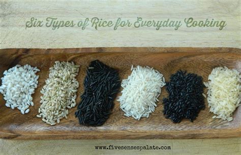 Rice It Up 6 Types Of Rice For Everyday Cooking Five Senses