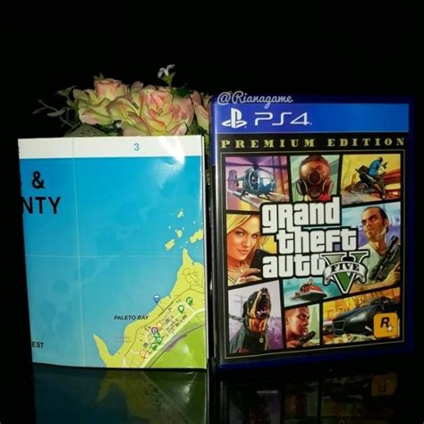 Jual BD Kaset PS4 GTA V Reg 3 Grand Theft Auto 5 Game CD PS 4 Original