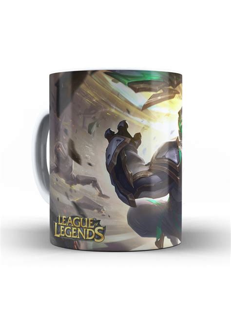 Caneca Lol Gamer Jax Conquistador Edi O De Prest Gio