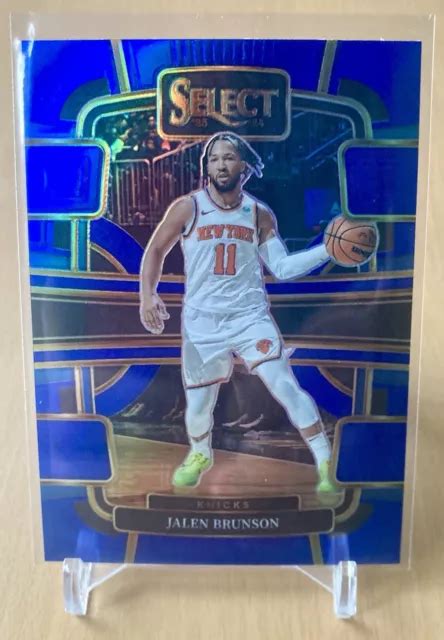 2023 24 PANINI NBA Select Blue Concourse PRIZM Jalen Brunson New York