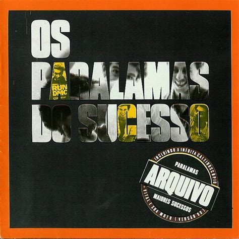 Os Paralamas Do Sucesso Arquivo Maiores Sucessos Cd Discogs