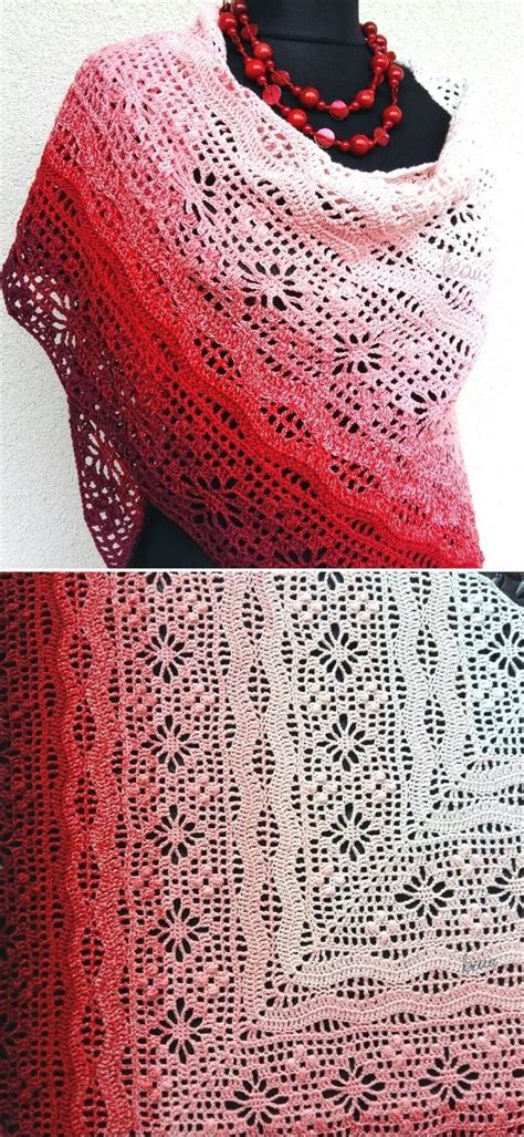 Beautiful Feminine Crochet Shawls Shawl Crochet Pattern Crochet