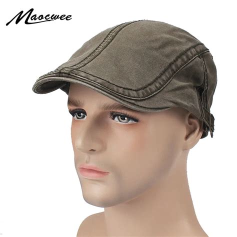 Adjustable Beret Caps Spring Summer Outdoor Sun Breathable Bone Brim