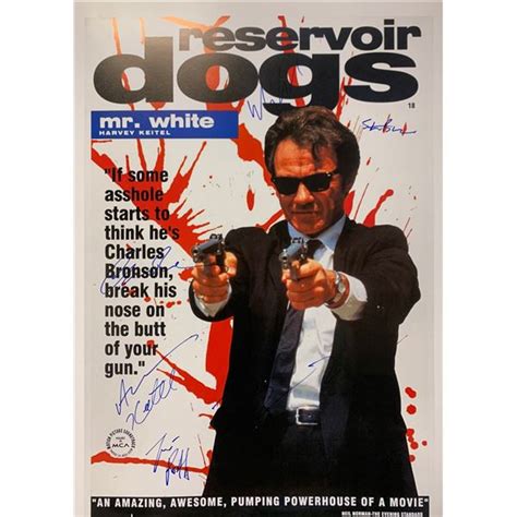 Autograph Signed Reservoir Dogs Poster