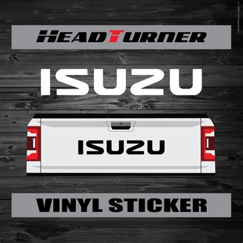 Isuzu Tailgate Sticker Decal Car Sticker Vinyl Decal Etsy