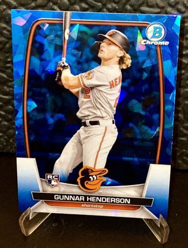 Bowman Chrome Sapphire Gunnar Henderson Rc Baltimore Orioles Ebay