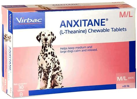 Anxitane M L L Theanine Tabletas Masticables Unidades Amazon