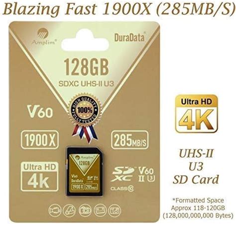 amazoncom amplim gb uhs ii sd card blazing fast read mbs