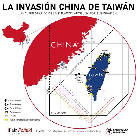 Mapa De Las Tensiones En El Estrecho De Taiw N Descifrando La Guerra