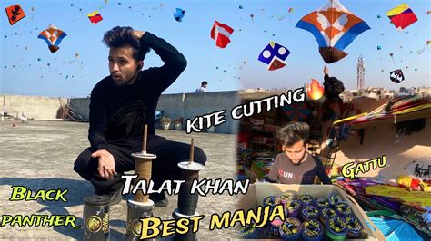 Kite Cutting With Trick Best Manjha Kite Flying Monokite Gattu