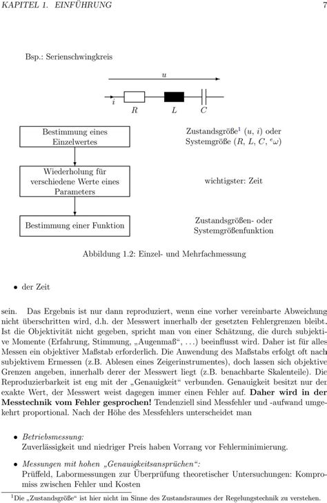 Skript Zur Vorlesung Grundlagen Der Elektrischen Messtechnik Pdf