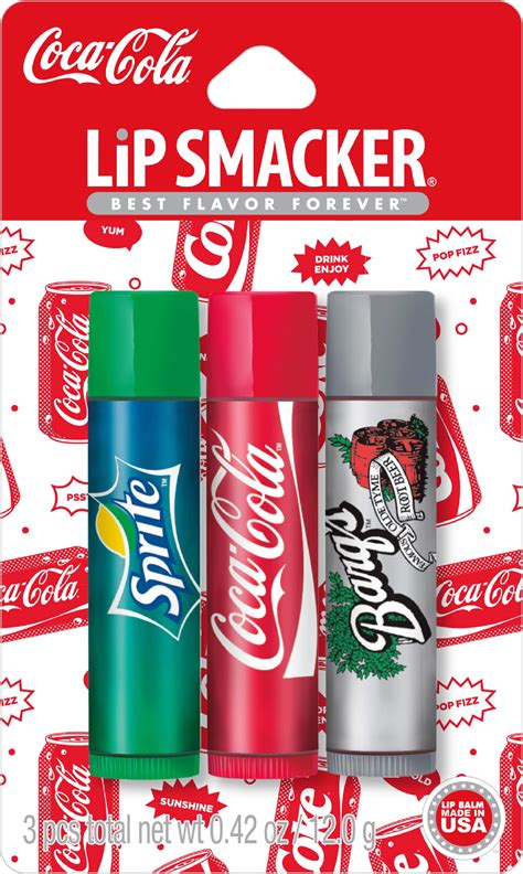 Buy Lip Smacker Coca Cola Flavored Lip Balm Set Flavors Sprite Coke