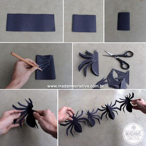 Molde De Aranha De Papel