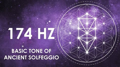 174 Hz Pure Tone Pain Relief Solfeggio Frequency Deep Healing Youtube