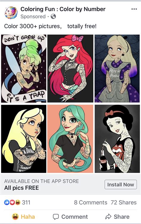 Thanks, I Hate Disney Princesses with Tattos : r/TIHI