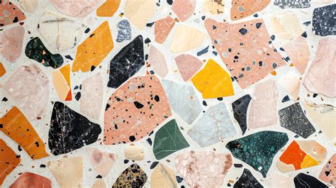 Premium Photo | A beautiful terrazzo floor with a variety of colors and patterns