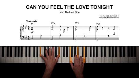 Elton John Can You Feel The Love Tonight From The Lion King