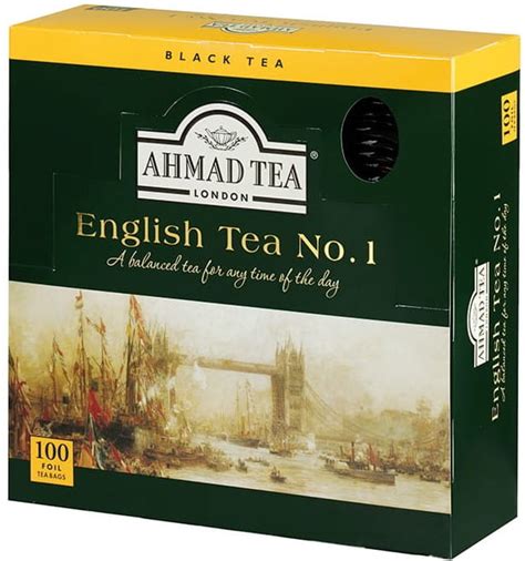 Ahmad Tea English Tea No 1 Herbata Czarna 100 Torebek Aluminiowych