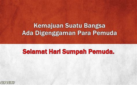 50 Kata Kata Ucapan Selamat Hari Sumpah Pemuda 2017