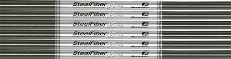 aerotech steelfiber   pw regular flex  taper tip iron shafts