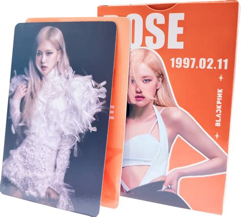 Карточки Blackpink Rose с уникальной редкой картой с автографами black ...