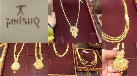 Tanishq Lightweight Pure Gold Long Necklace With Weight And Price