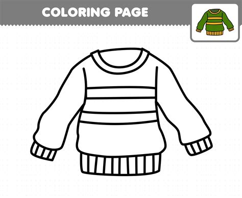 Juego Educativo Para Ni Os P Gina Para Colorear Dibujos Animados Ropa