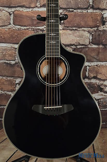 Breedlove Stage Black Magic Concert Acoustic Electric Guitar Reverb