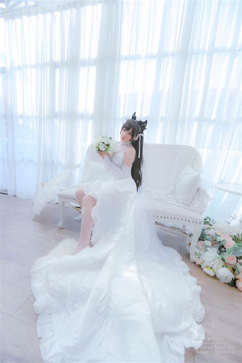 Nyako 喵子 nude Bride Atago NudeCosplayGirls
