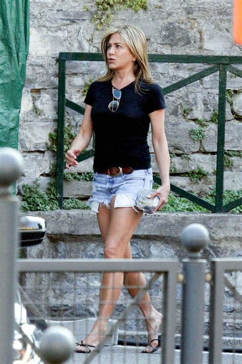 Jennifer Aniston Denim Shorts Shop Clothing And Shoes Online