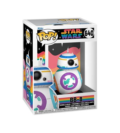 Star Wars Funko Pop Pride 2023 BB 8 Vinyl Figure Visiontoys