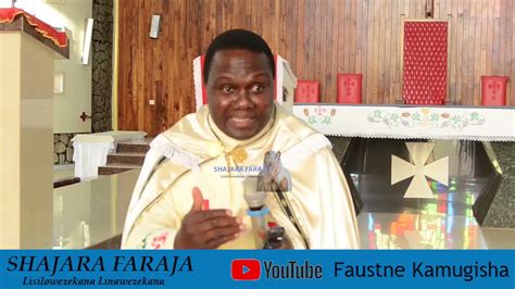 Fr.Kamugisha:Mungu hatuachi bila dokezo/Msikilize mtu/ - YouTube