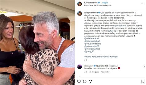 El Video Del Emocionante Reencuentro De Catherine Fulop Y Su Mam Tras