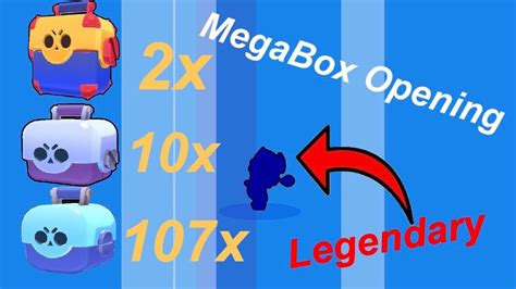 Unlocking Legendary Megabox Opening Brawl Stars 2019 100 Brawl Boxes