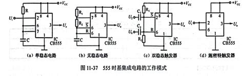 555时基集成电路工作模式与引脚作用 555电路专集 维库电子市场网