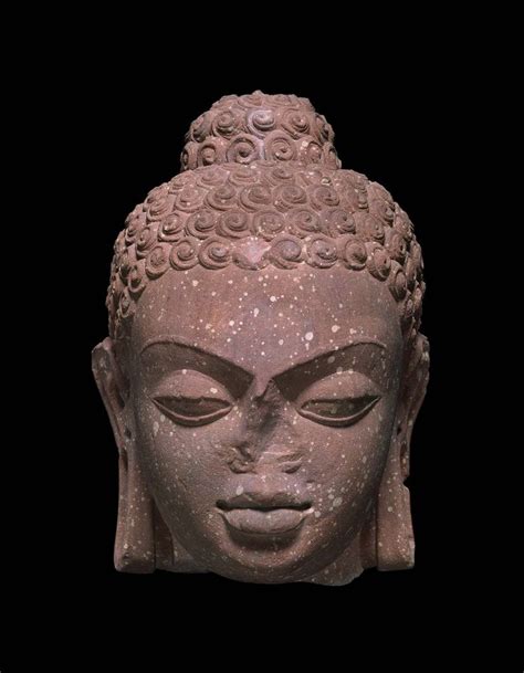 Head Of A Buddha Indian Gupta Period Mid 5th Century Object Place