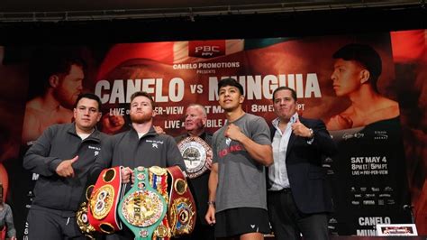 Estos serán los acompañantes al ring para el Canelo y Munguía en la