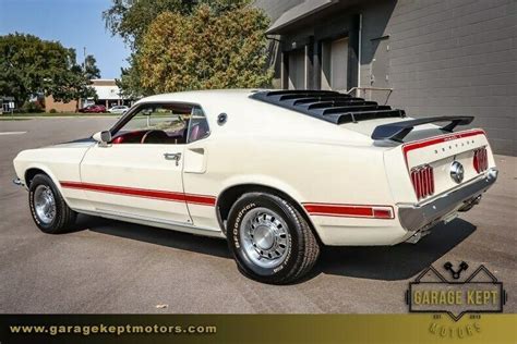 1969 Ford Mustang Mach 1 Wimbledon White Coupe 351 V8 85130 Miles For Sale