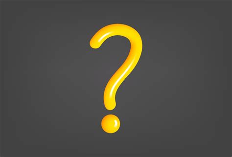 Yellow Question Mark Faq Concept 3d Vector Illustration 22104219