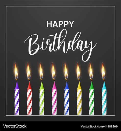 Happy Birthday Banner Greeting Card Royalty Free Vector