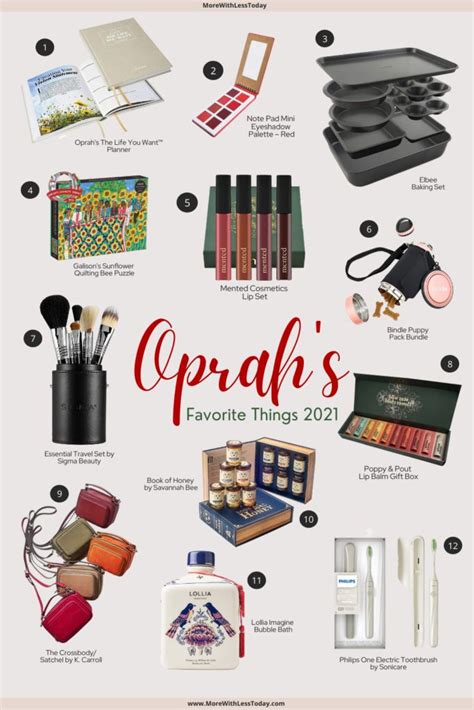 Oprah S Favorite Things List For 2021 Favorite Things Gift Oprahs