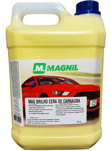 Cera Líquida Automotiva Carnaúba Revitalizadora 5 Litros MercadoLivre