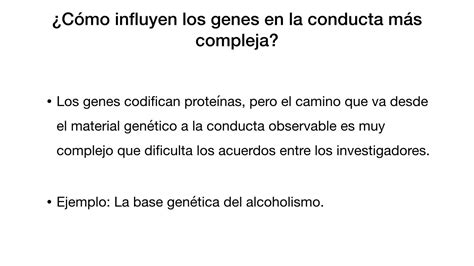 Gen Tica Conductual Determinantes Gen Ticos Vs Ambientales Parte