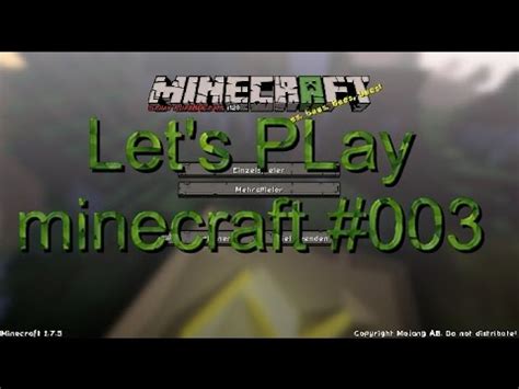 Lets Play Minecraft Survival Suche Nach Eisen Youtube