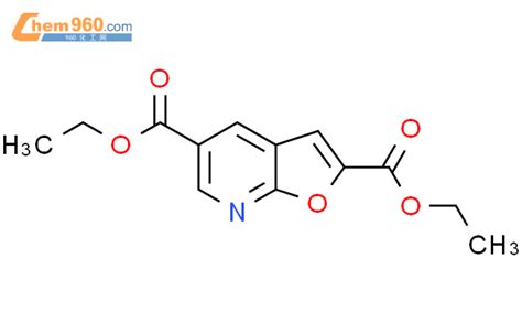 6562 80 7 Furo 2 3 b pyridine 2 5 dicarboxylic acid diethyl ester化学式