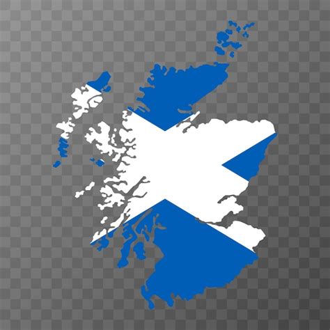 Schottland Uk Region Karte Vektor Illustration Premium Vektor